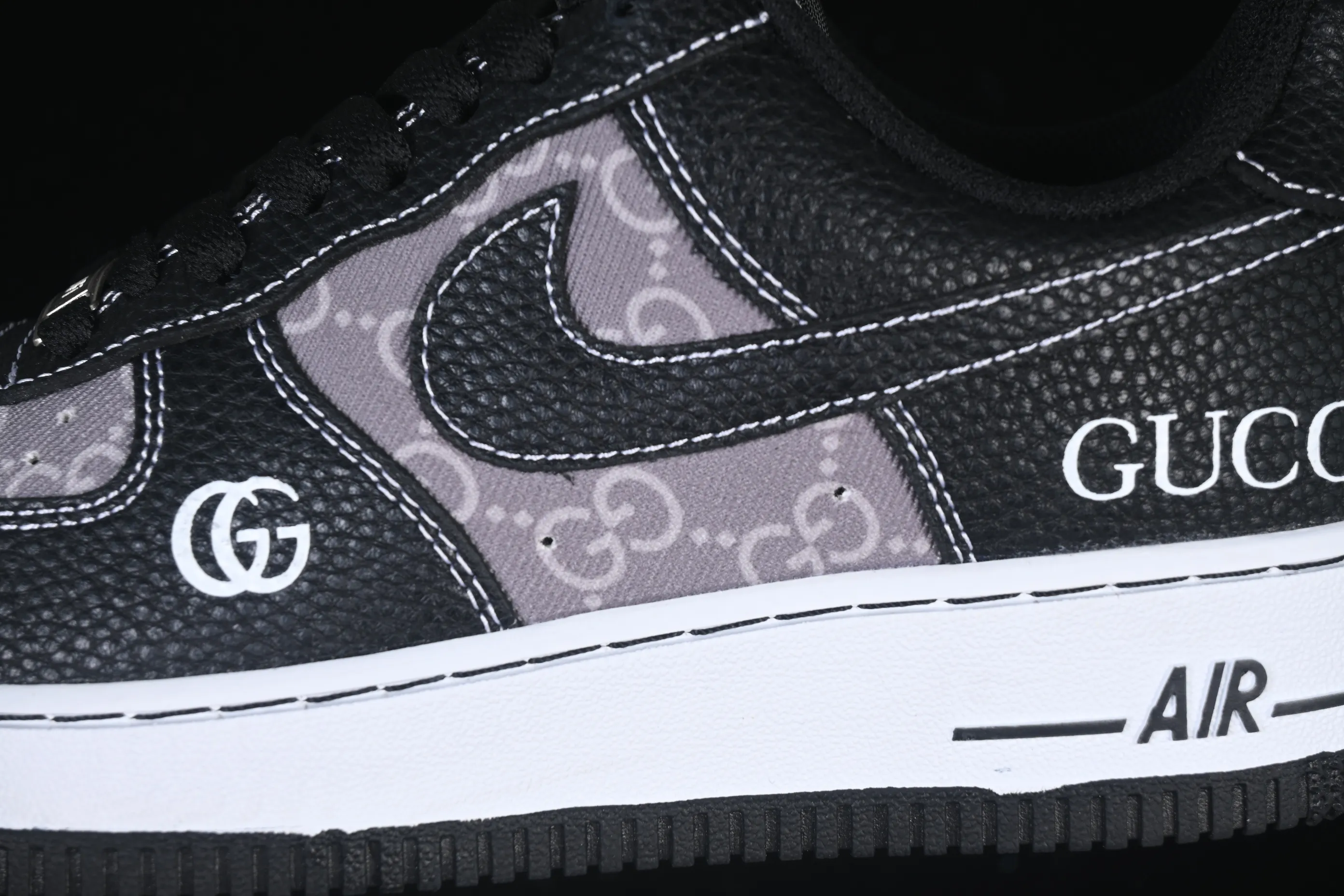 All categories Nk Air Force 1 Air Force series Nk Air Force 1 Low Air Force low top Nike Air Force 1'07 Low Gucci co-branded pebble print Air Force 1 low top casual sneakers AH8462-002
